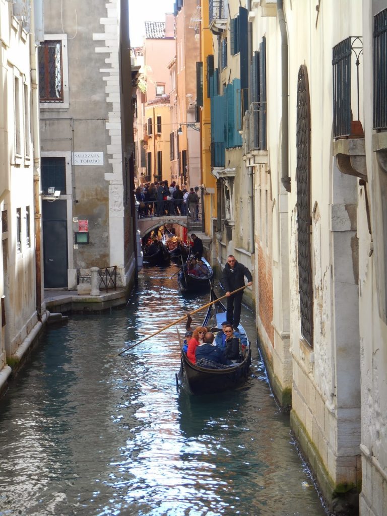 Gondolas on a cana