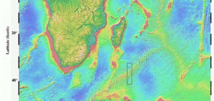 Location of the South West Indian Ridge (SWIR)