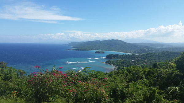 View of Port Maria from Firefly