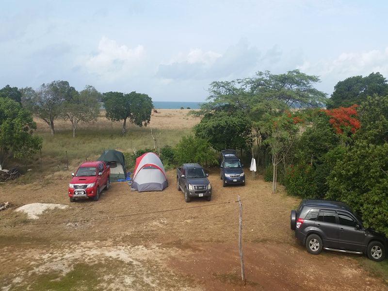 Calabash Campers in the front yard