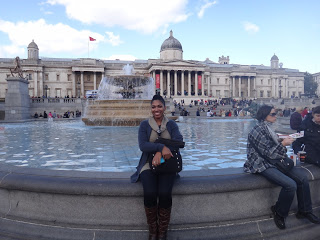 Outside the National Gallery