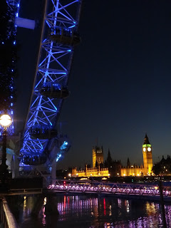 The Southbank at night