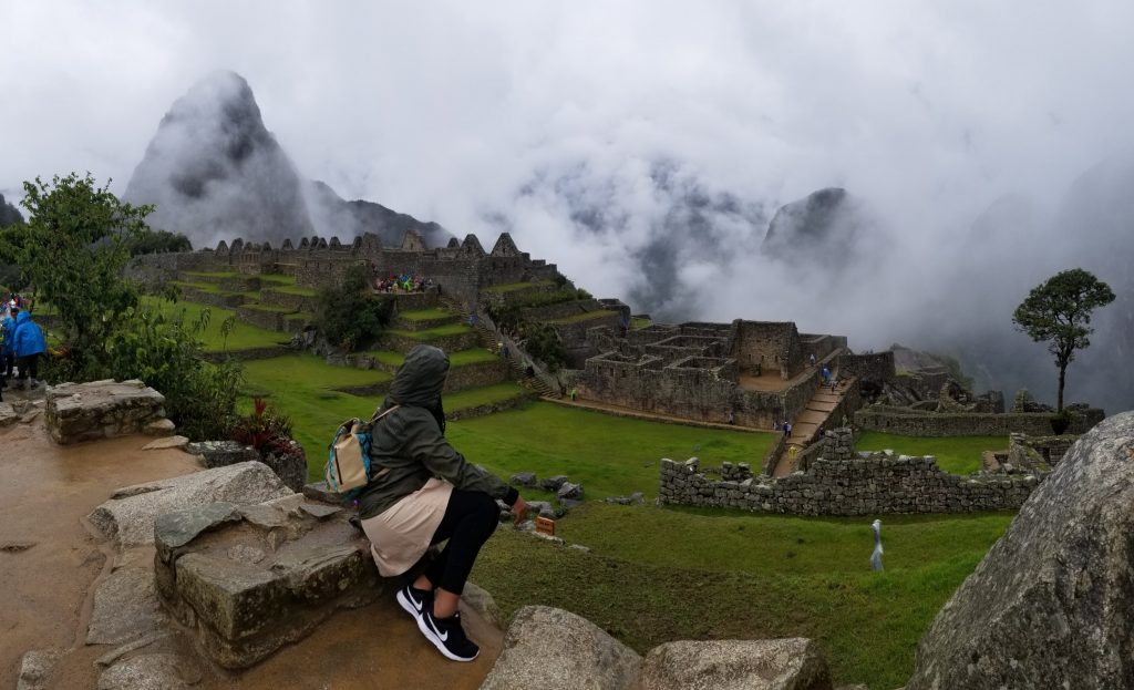 Rainy day at Machu Picchu